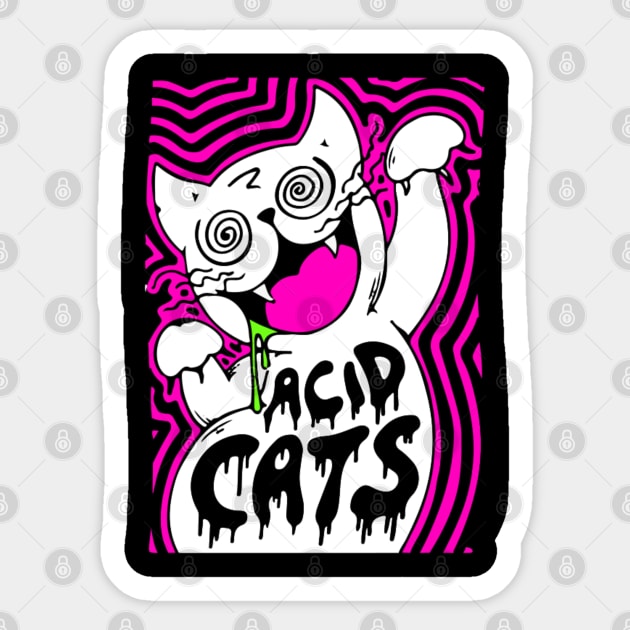 Techno Psy Shirt - Psychedelic Organism - Catsondrugs.com - #psychedelic #psychedelicart #trippy #psytrance #art #psy #trippyart #music #trance #rave #love #psychedelictrance #psyart #digitalart #psytranceworld #trancefamily Sticker by catsondrugs.com